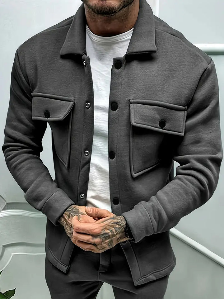 Őszi Férfi Kabát Kemény Fazonnal – Joris