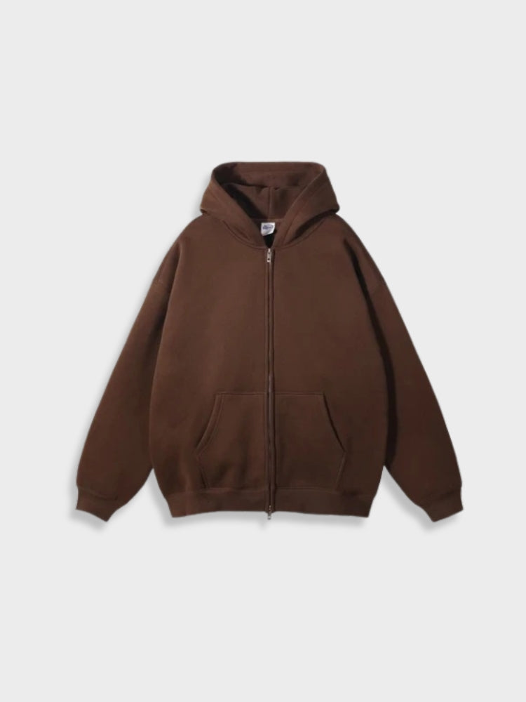 Oversized mellény cipzárral - Ava