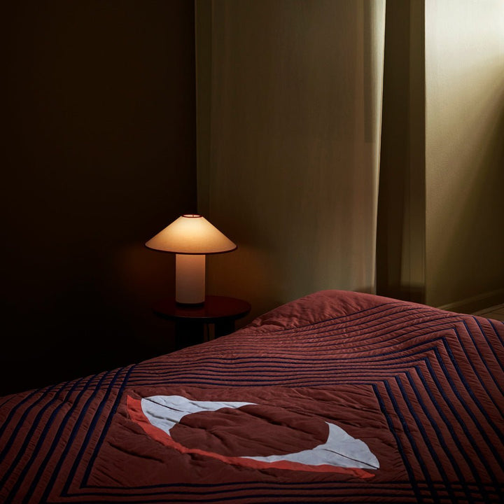 Asztali lámpa szövet árnyékkal – Lunara