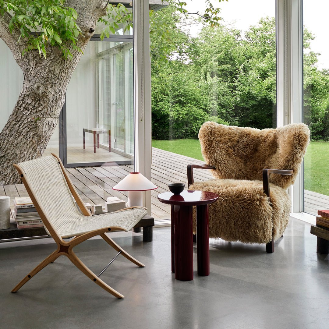 Asztali lámpa szövet árnyékkal – Lunara