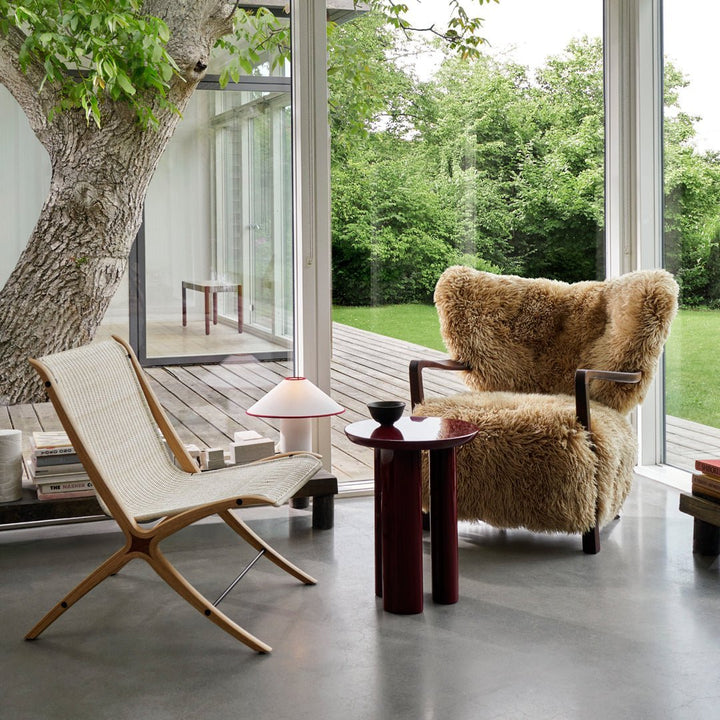 Asztali lámpa szövet árnyékkal – Lunara