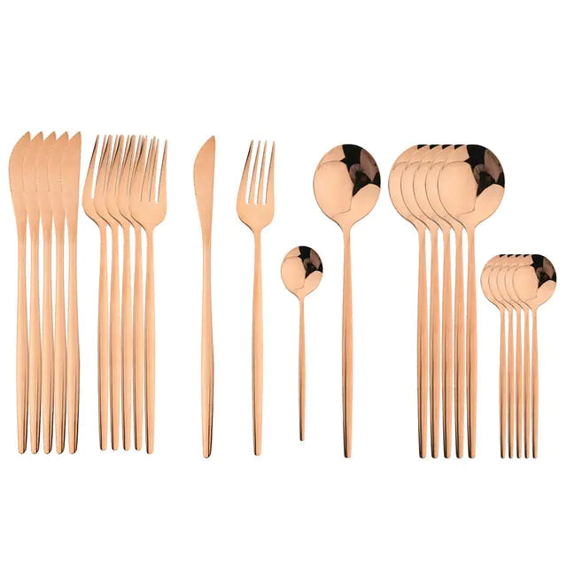 24 darabos RVS Evőeszközkészlet – Aurinox