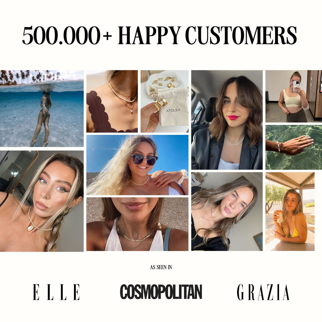 Csavart Lánc Karkötő - Sienna