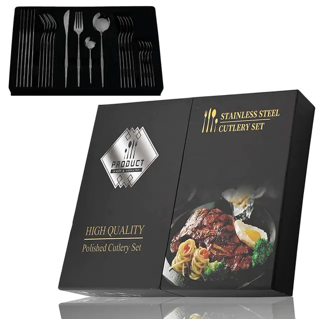 24 darabos RVS Evőeszközkészlet – Aurinox