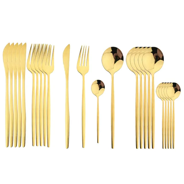 24 darabos RVS Evőeszközkészlet – Aurinox