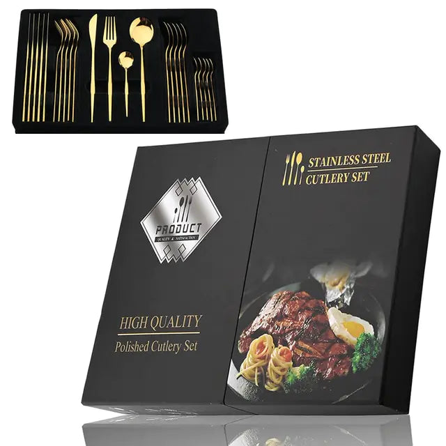 24 darabos RVS Evőeszközkészlet – Aurinox