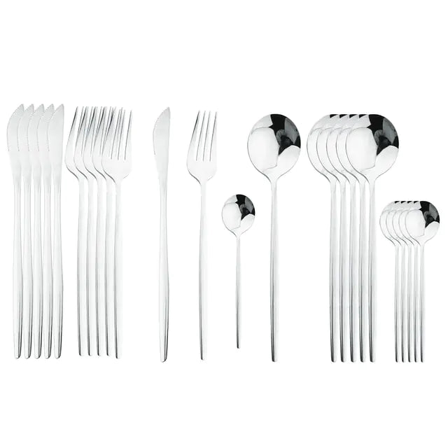 24 darabos RVS Evőeszközkészlet – Aurinox