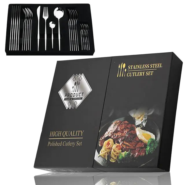 24 darabos RVS Evőeszközkészlet – Aurinox