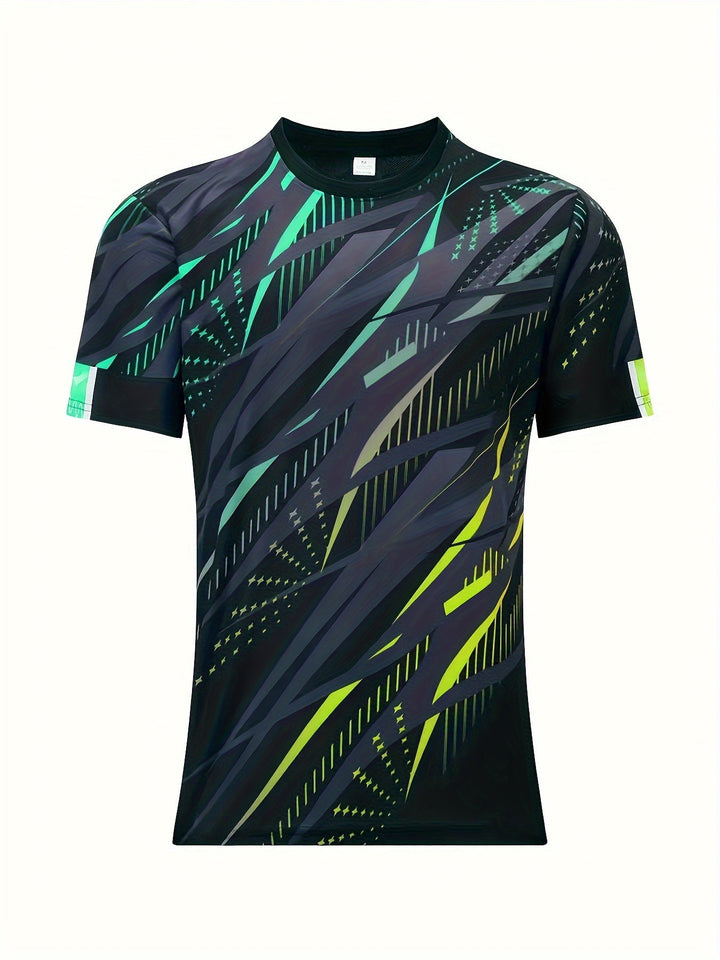 Rövidujjú póló csíkos mintával nyári stílus férfiaknak - Timo (1+1 INGYEN)