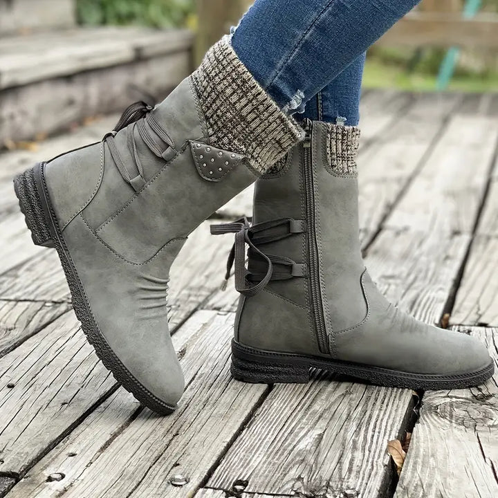 Női téli csizma fleece béléssel – Selina