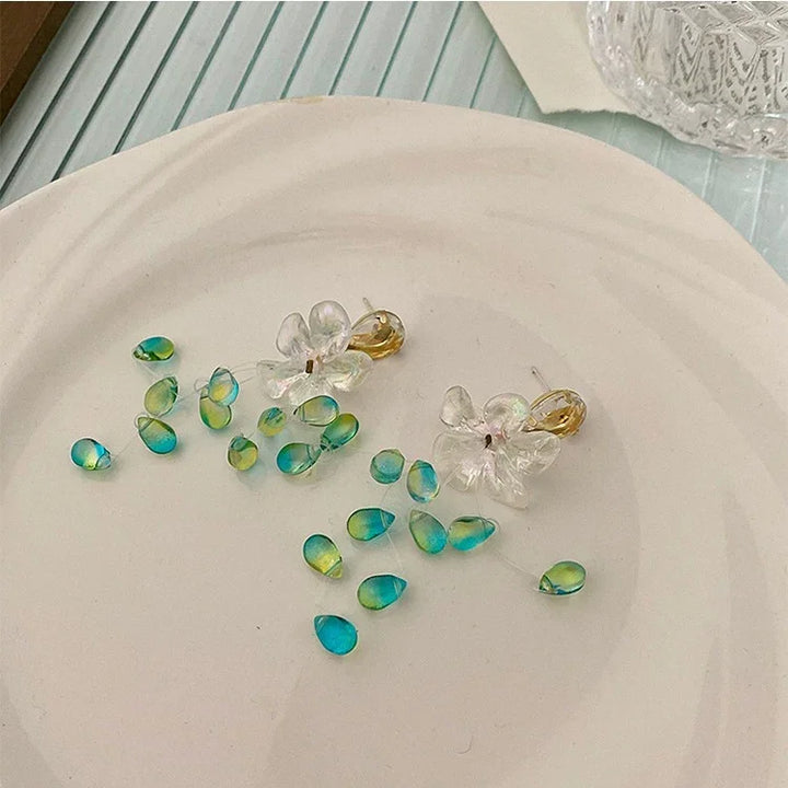 Kristály Virág Karperec Fülbevalók - Sophia