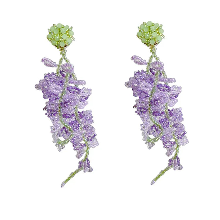 Wisteria Csokor Fülbevalók Erdei Témával - Aurelia