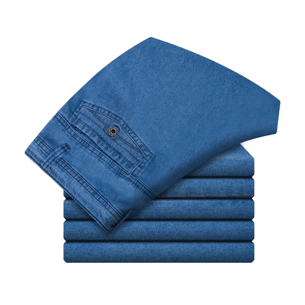 Férfi farmer magas derékkal és egyenes szárral – Tobias