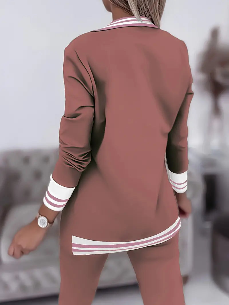 Casual Streetwear Csíkos Szett - Sophie