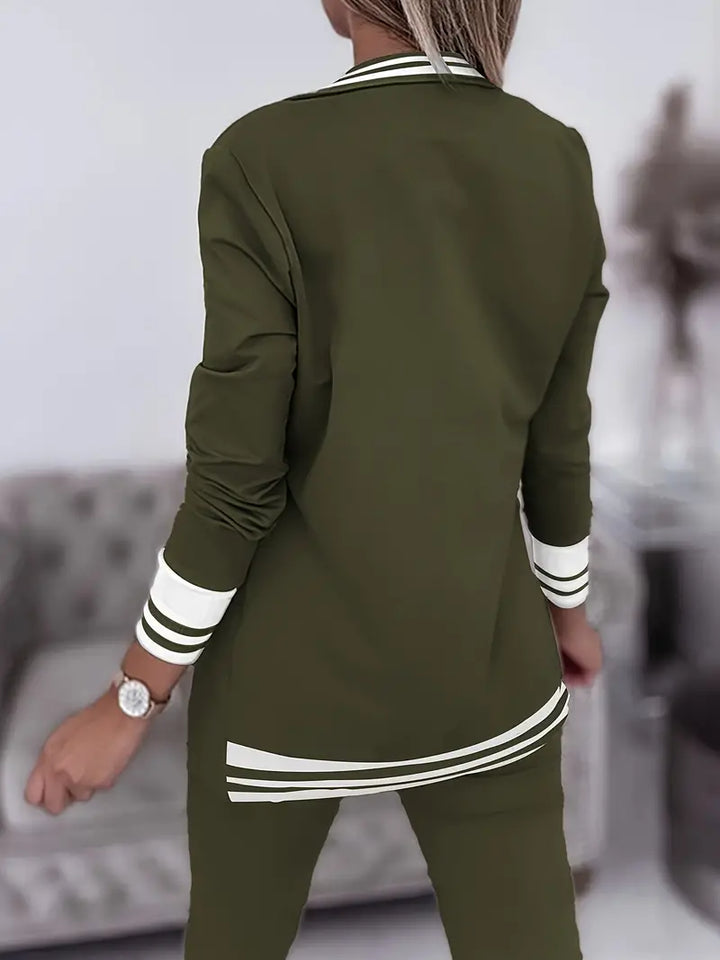 Casual Streetwear Csíkos Szett - Sophie