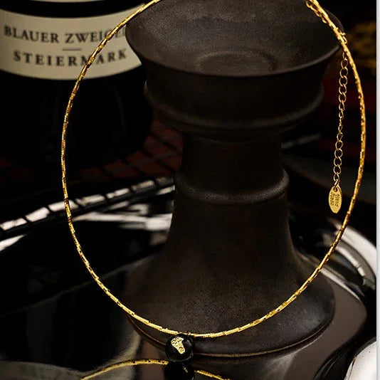 Vintage Arany Repedezett Nyaklánc - Iris