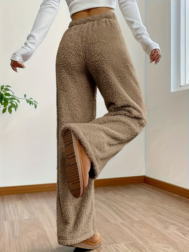 Puha Teddy Sherpa Loungebroek Nőknek – Noémie