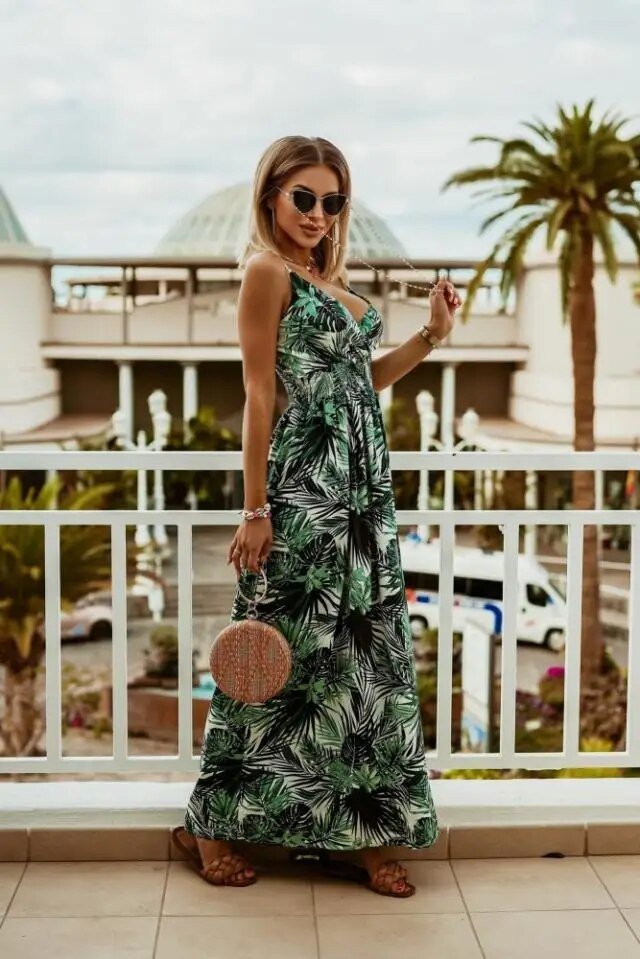 Boho Maxiruha virágmintával a nyárra – Yara