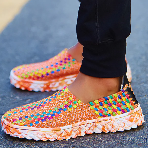 Újrahasznosított női kényelmi sneaker memóriahabos talppal – Eliana