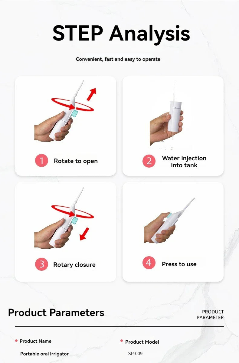 HORDOZÓ MAGAS NYOMÁSÚ VÍZFLÓRÁS – PROFESSZIONÁLIS MONDIRIGÁTOR FOGTISZTÍTÁSRA