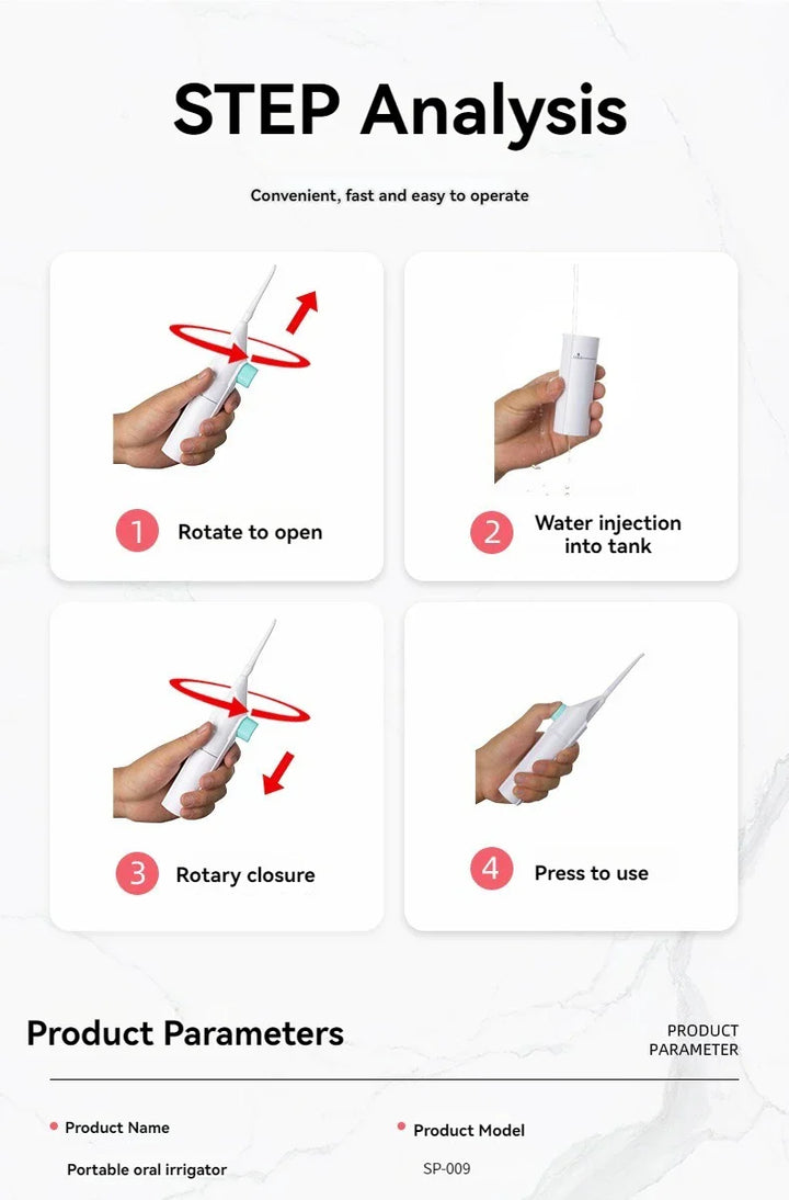 HORDOZÓ MAGAS NYOMÁSÚ VÍZFLÓRÁS – PROFESSZIONÁLIS MONDIRIGÁTOR FOGTISZTÍTÁSRA