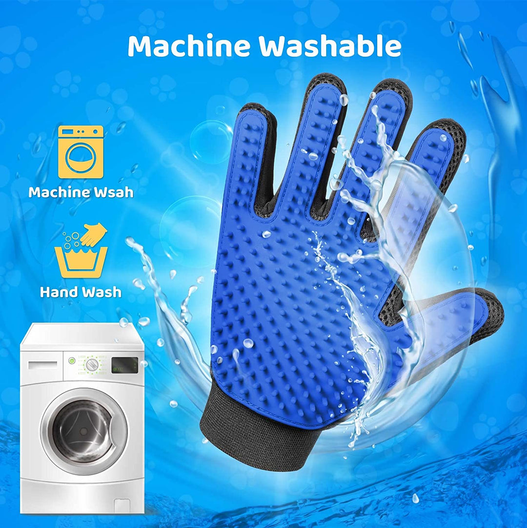 HÁZI ÁLLATOK ÁPOLÁSI KESZTYŰ - PUHA ÉS EFFICIENS SZŐRÖLTÁVOLÍTÓ KUTYÁK ÉS MACSKÁK SZÁMÁRA