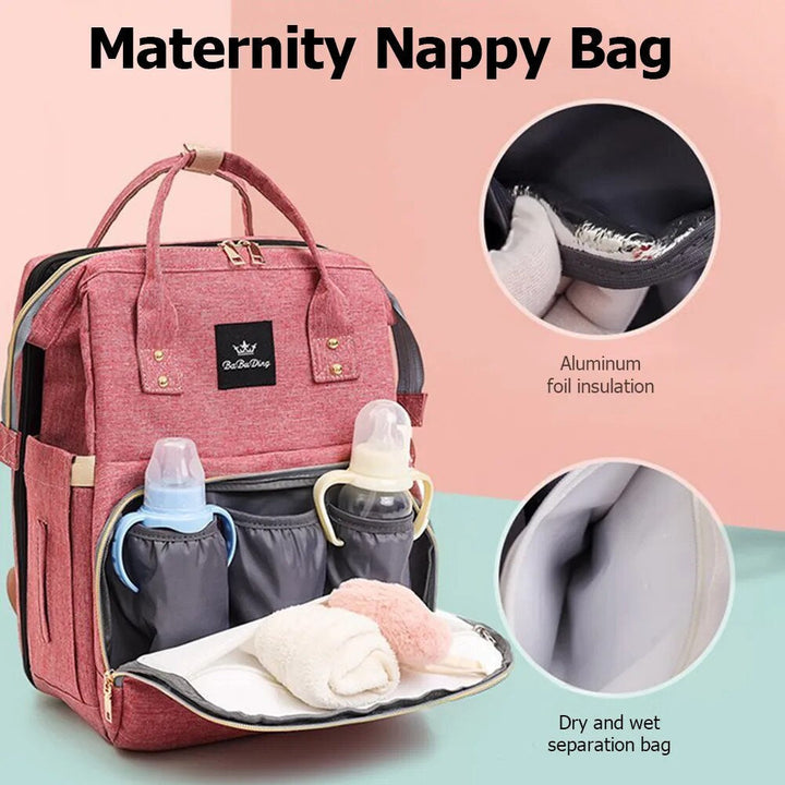 Többfunkciós Pelenkázótáska Ágyneművel – CarryNest