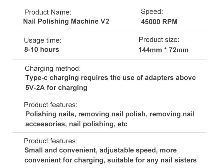 PROFESSZIONÁLIS 45000RPM HORDOZHATÓ ELEKTROMOS KÖRÖMRESZELŐ ÚJRAHÚZÓ AKKUMULÁTORRAL | ALACSONY ZAJSZINT MANIKÚRHOZ