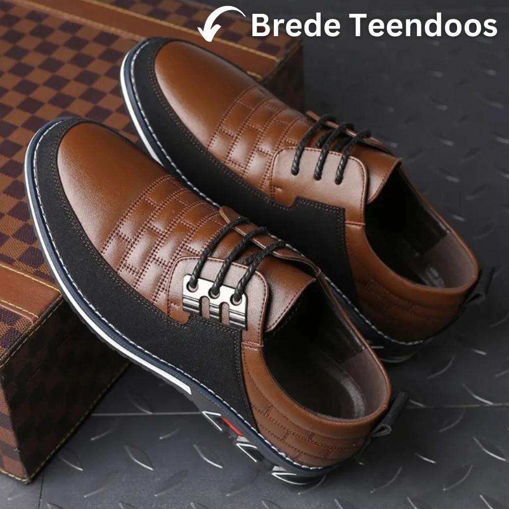 Orthopédiai Bőr Férfi Cipők - GentleStep