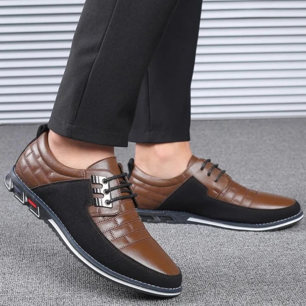 Orthopédiai Bőr Férfi Cipők - GentleStep