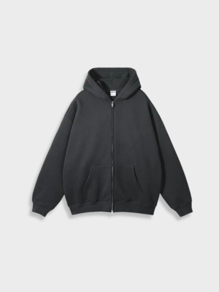Oversized mellény cipzárral - Ava