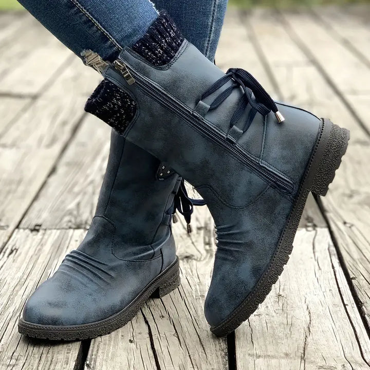 Női téli csizma fleece béléssel – Selina