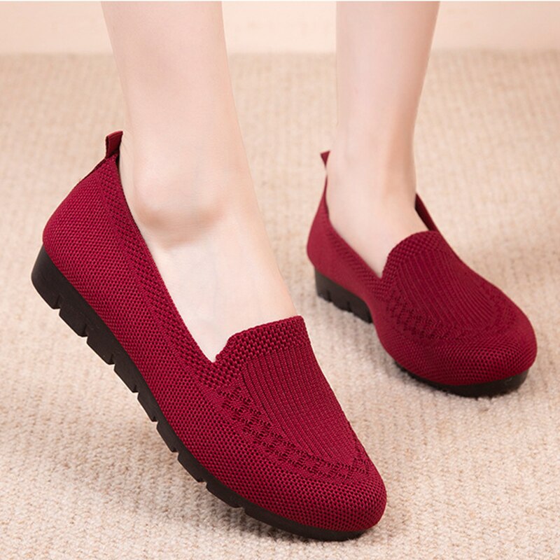 Kényelmes és légáteresztő női slip-on mindennapi cipők lábboltozat-támogatással – Leona