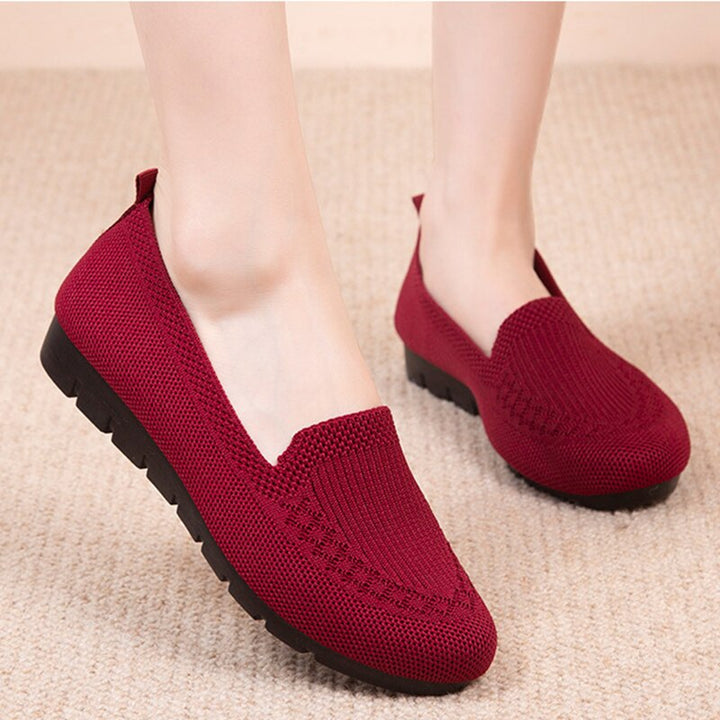 Kényelmes és légáteresztő női slip-on mindennapi cipők lábboltozat-támogatással – Leona