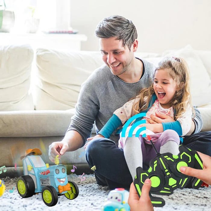 Stuntautó Fénnyel és Zenével – SpinRacer