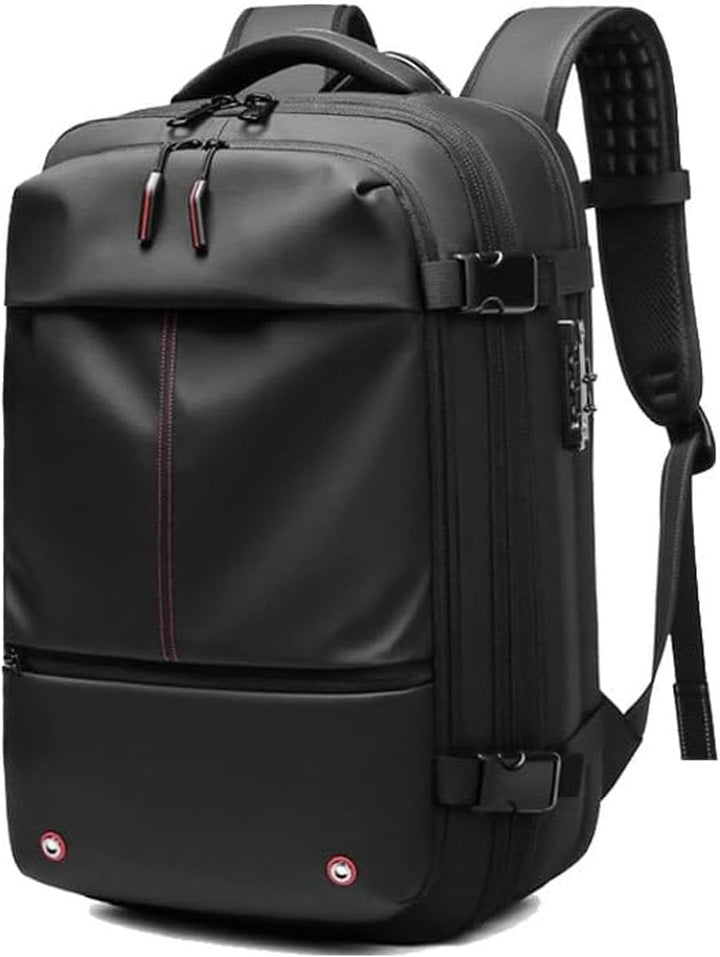 Bővíthető zúzású utazótáska lopásgátló zárval és nedves rekesszel