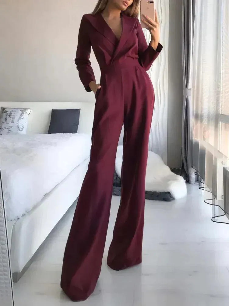 Stílusos Hosszúujjú Jumpsuit - Sophie
