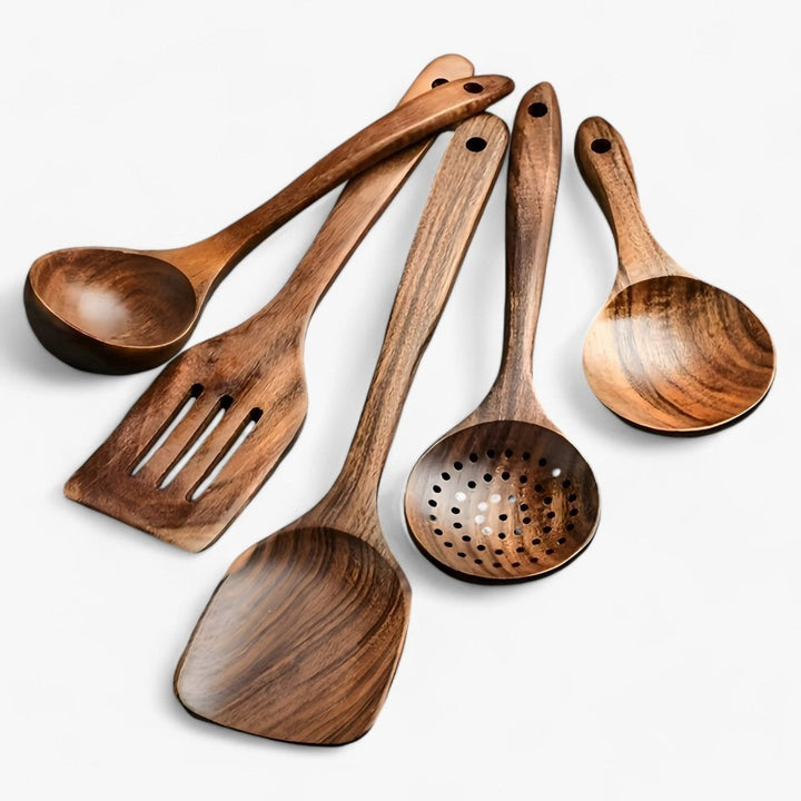 11 részes hőálló fa konyhai készlet - WoodChef