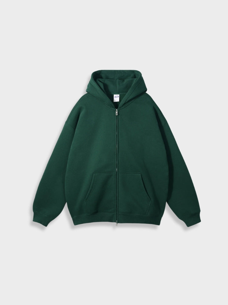 Oversized mellény cipzárral - Ava