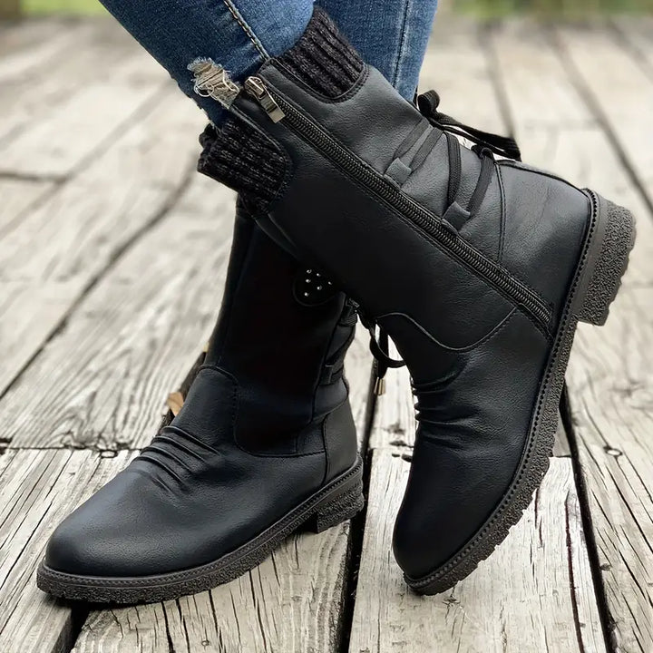 Női téli csizma fleece béléssel – Selina