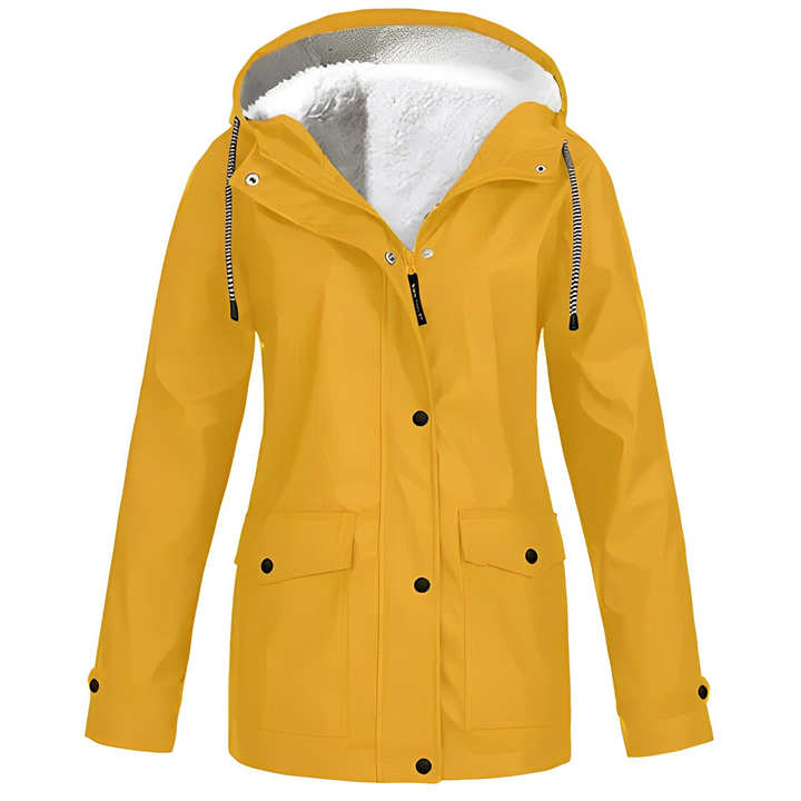 Fleece bélelt női esőkabát - WarmWarder
