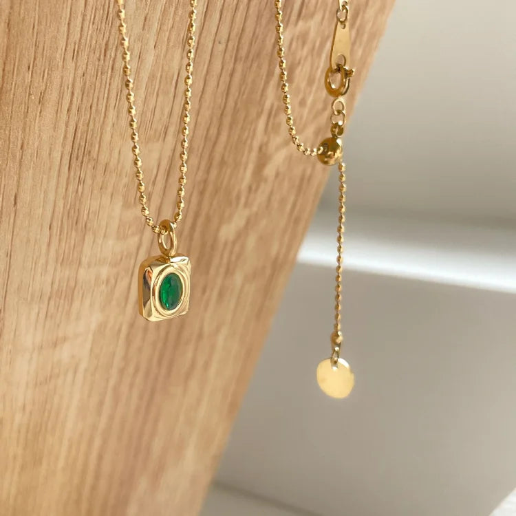 Vintage Drágakő Nyaklánc - Celeste