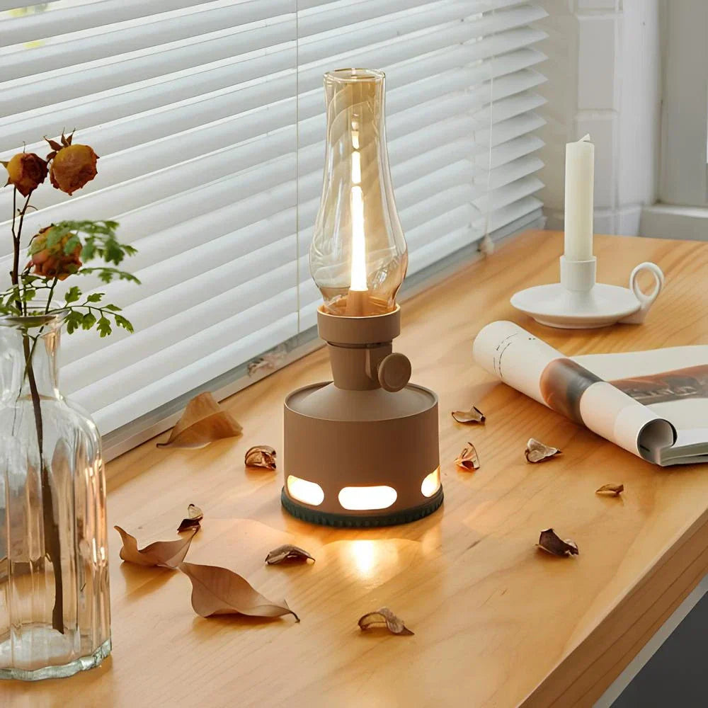 Újratölthető Vintage LED Lámpás - LumaLantern