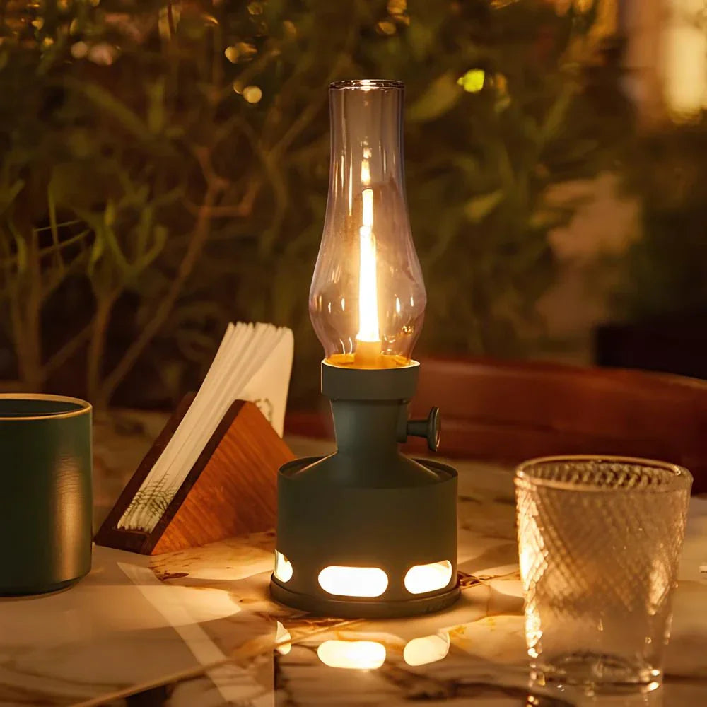 Újratölthető Vintage LED Lámpás - LumaLantern