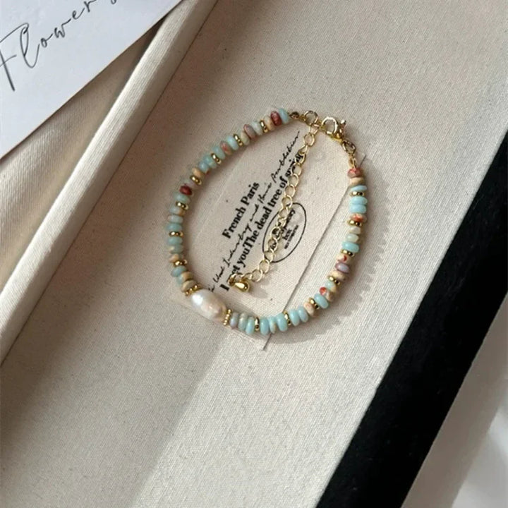 Színes Természetes Kő Ékszerszett - Elena