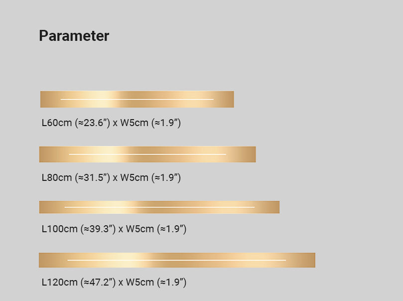 Modern LED fali lámpa - LumièreGold