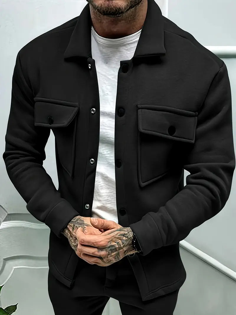 Őszi Férfi Kabát Kemény Fazonnal – Joris