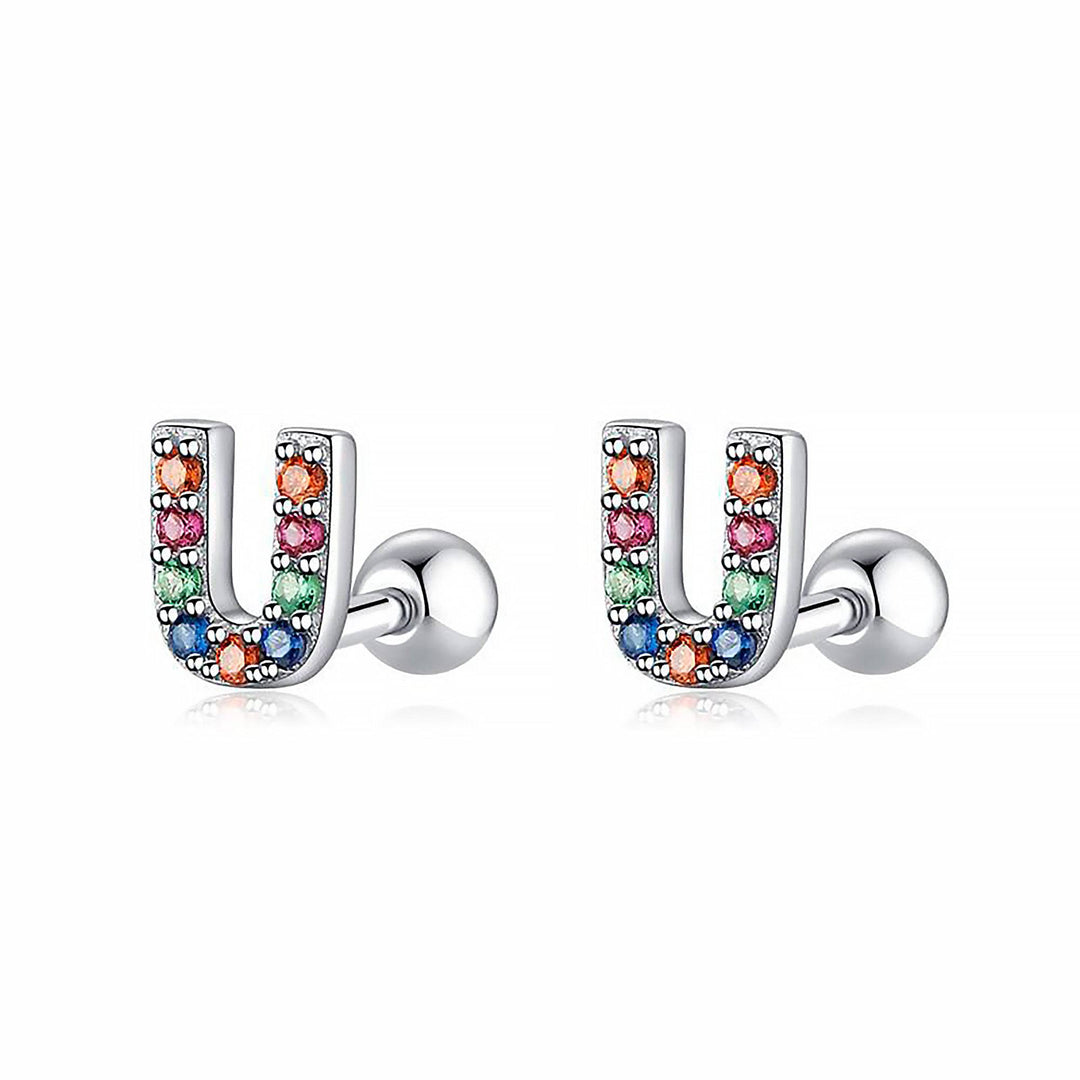 Színes O betű fülbevalók - Letria