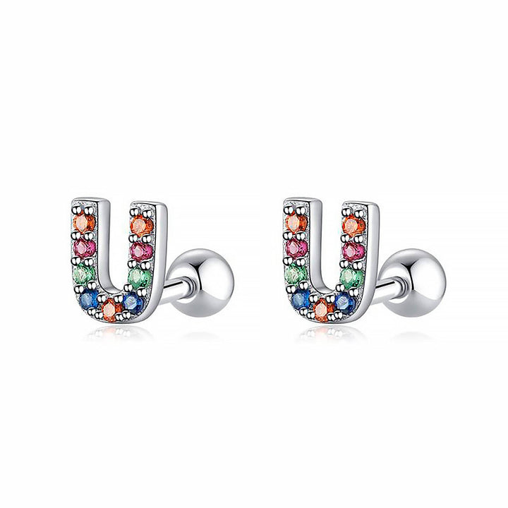 Színes O betű fülbevalók - Letria