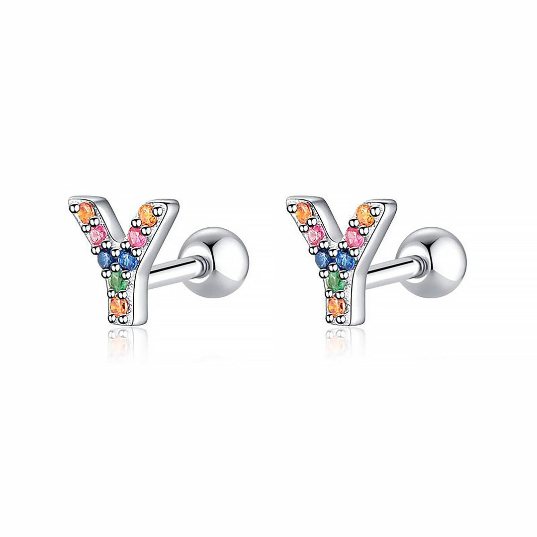 Színes O betű fülbevalók - Letria